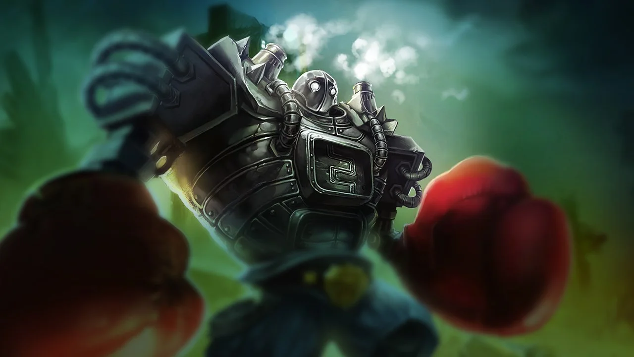Boom Boom Blitzcrank splash art