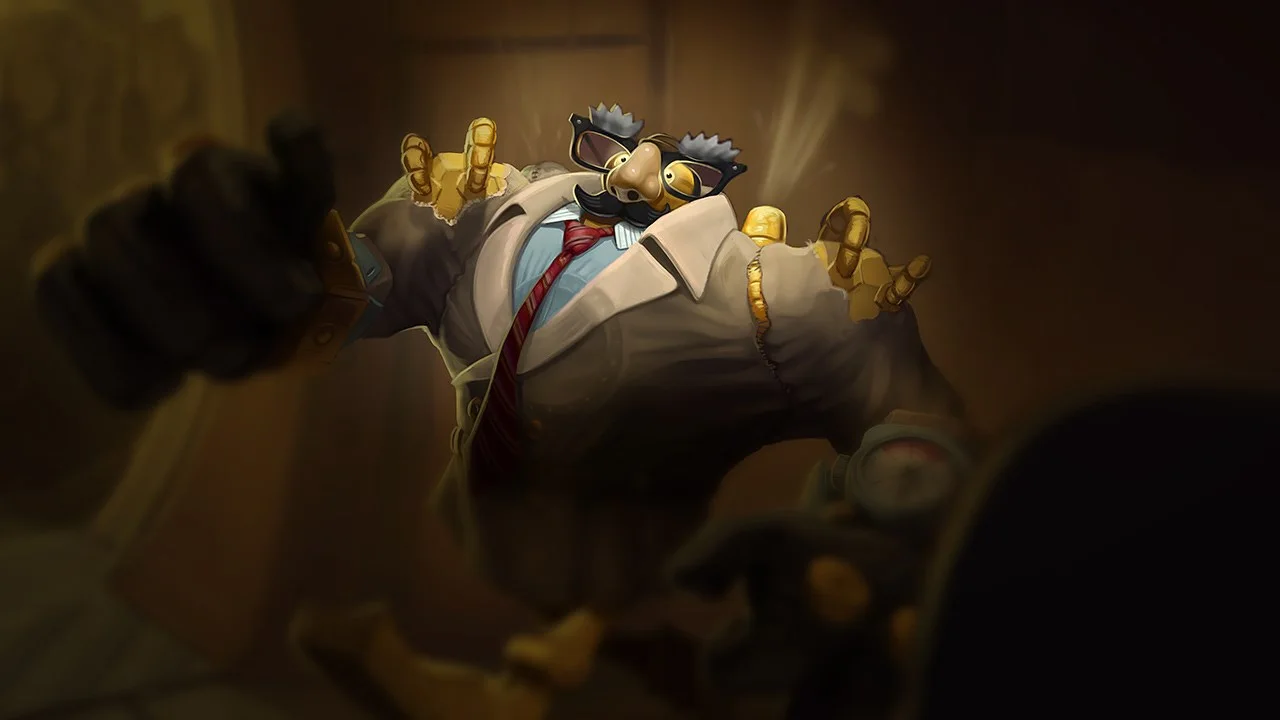 Definitely Not Blitzcrank splash art