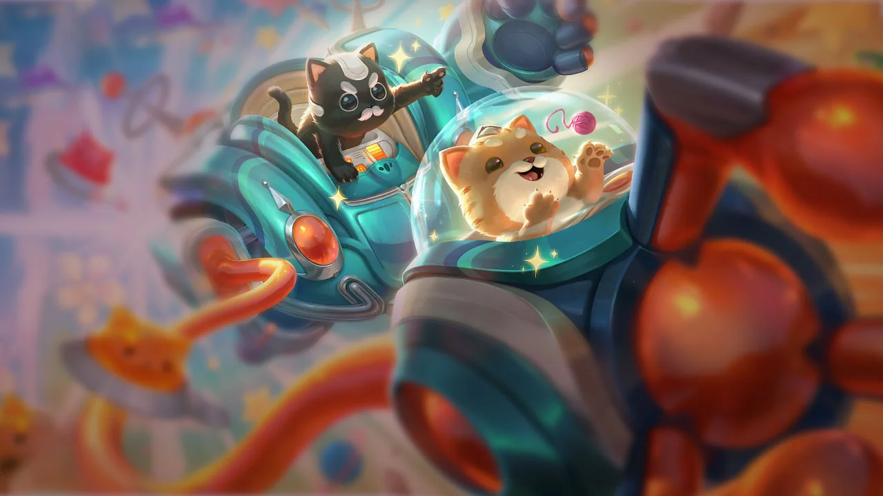 Space Groove Blitzcrank splash art