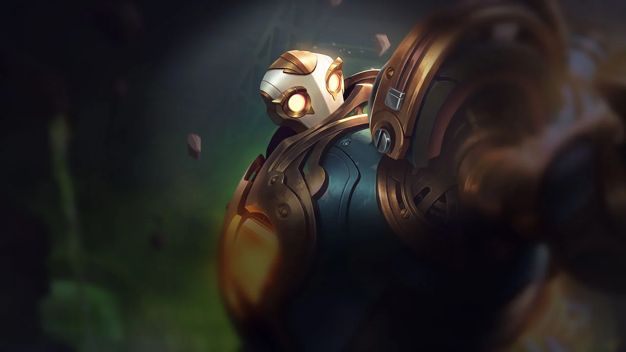 Victorious Blitzcrank splash art