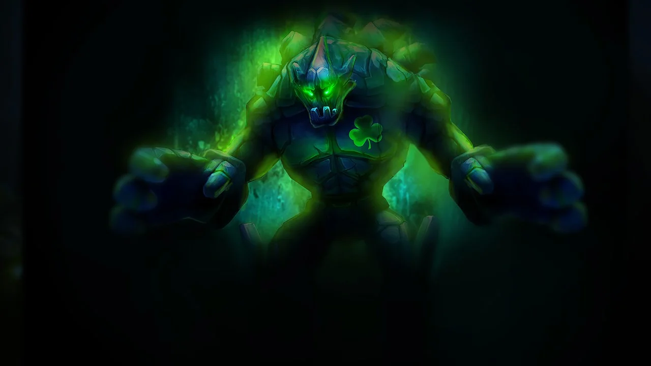 Shamrock Malphite splash art