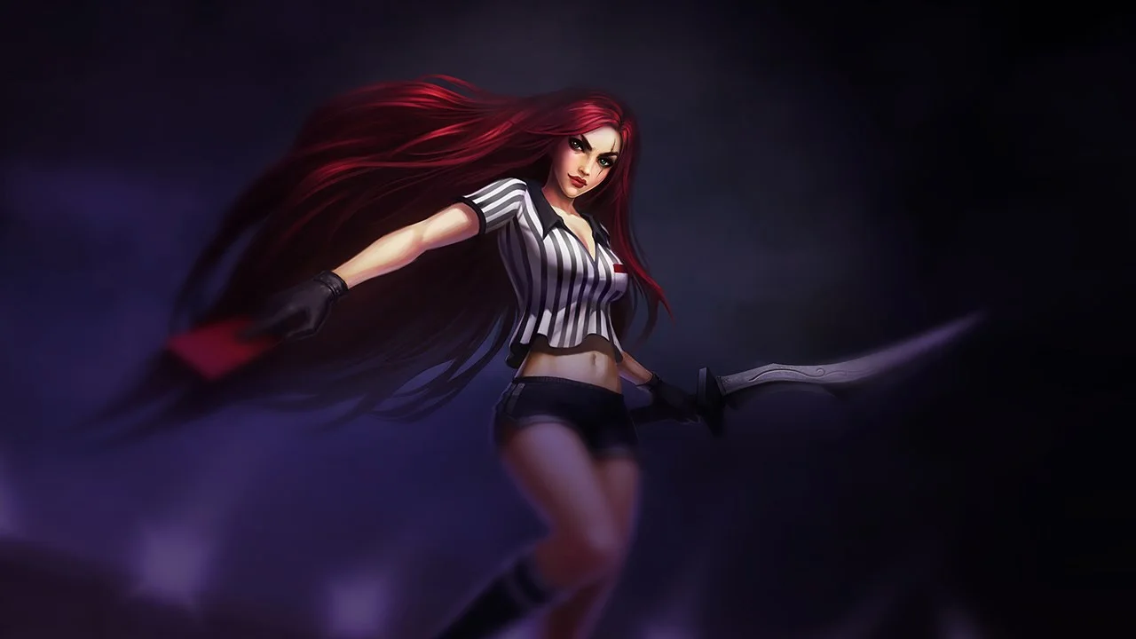 Red Card Katarina splash art