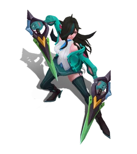Battle Academia Katarina Turquoise chroma