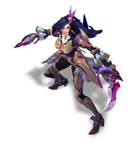 Battle Queen Katarina Tanzanite chroma