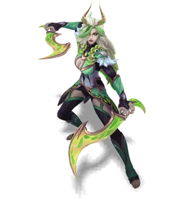 Faerie Court Katarina Emerald chroma
