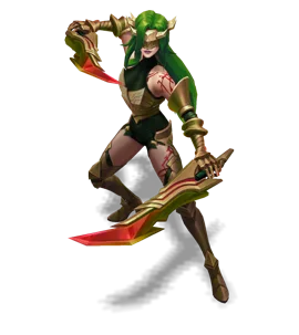 Chosen of the Wolf Katarina Emerald chroma