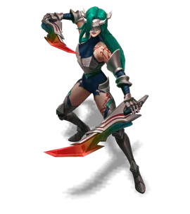 Chosen of the Wolf Katarina Turquoise chroma