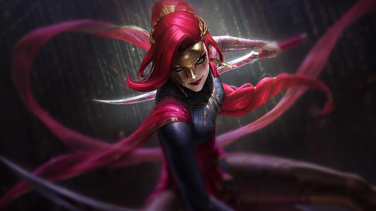 Prestige Masque of the Black Rose Katarina splash art