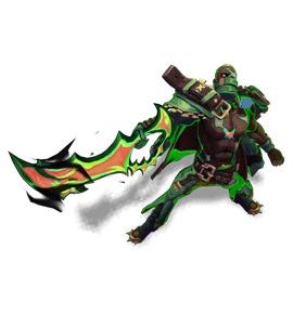 Soul Fighter Pyke Emerald chroma