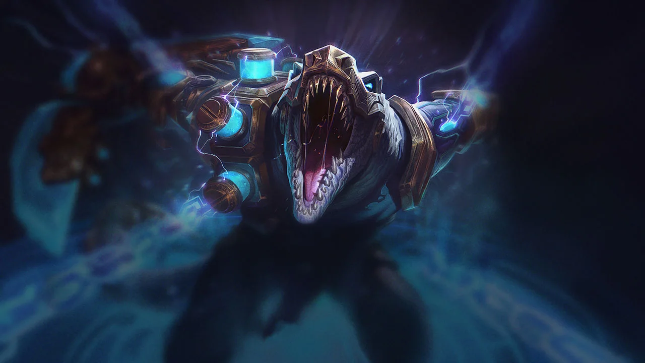 Hextech Renekton splash art