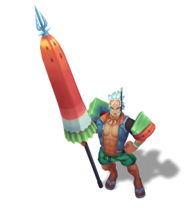 Pool Party Jarvan IV Peridot chroma