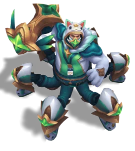 Pajama Guardian Cosplay Urgot Emerald chroma