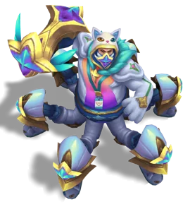 Pajama Guardian Cosplay Urgot Pearl chroma