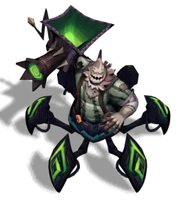 Fright Night Urgot Emerald chroma