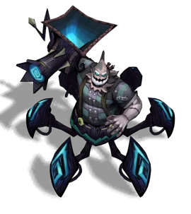 Fright Night Urgot Turquoise chroma