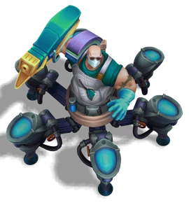 Urgot the Clogfather Urgot Turquoise chroma