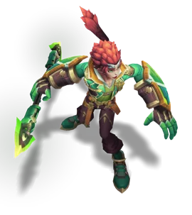 Battle Academia Wukong Emerald chroma