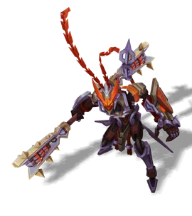 Mecha Kingdoms Ruby chroma