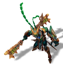 Mecha Kingdoms Emerald chroma