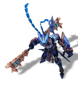 Mecha Kingdoms Sapphire chroma