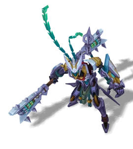 Mecha Kingdoms Pearl chroma
