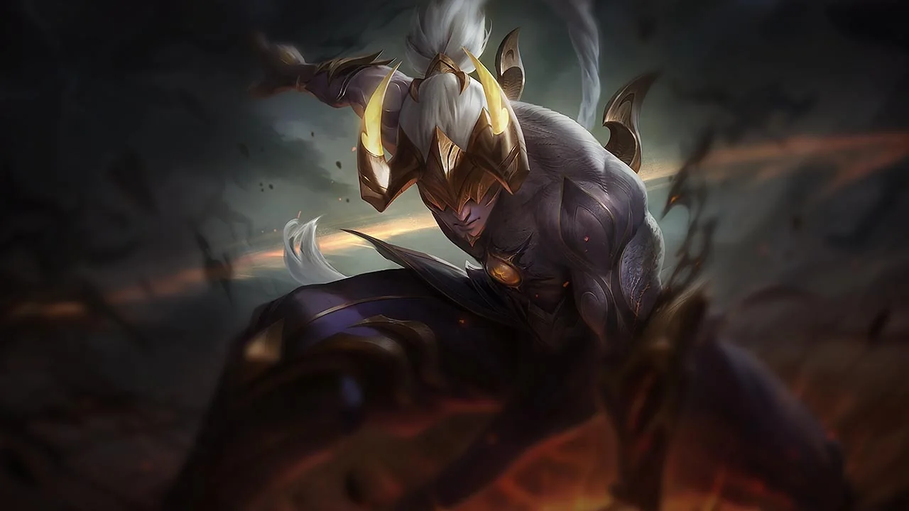 Prestige Nightbringer (2022) Lee Sin splash art