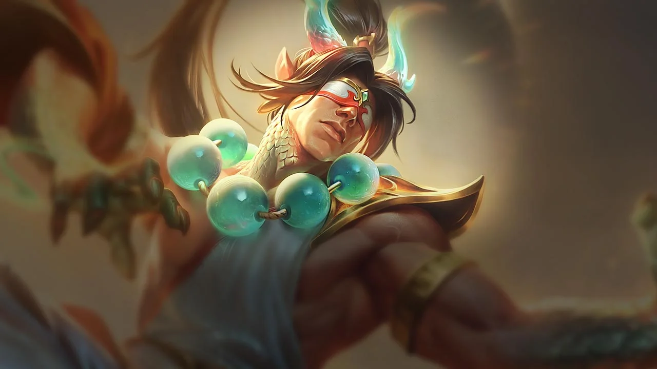 Heavenscale Lee Sin splash art
