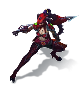 Dragonslayer Vayne Red chroma