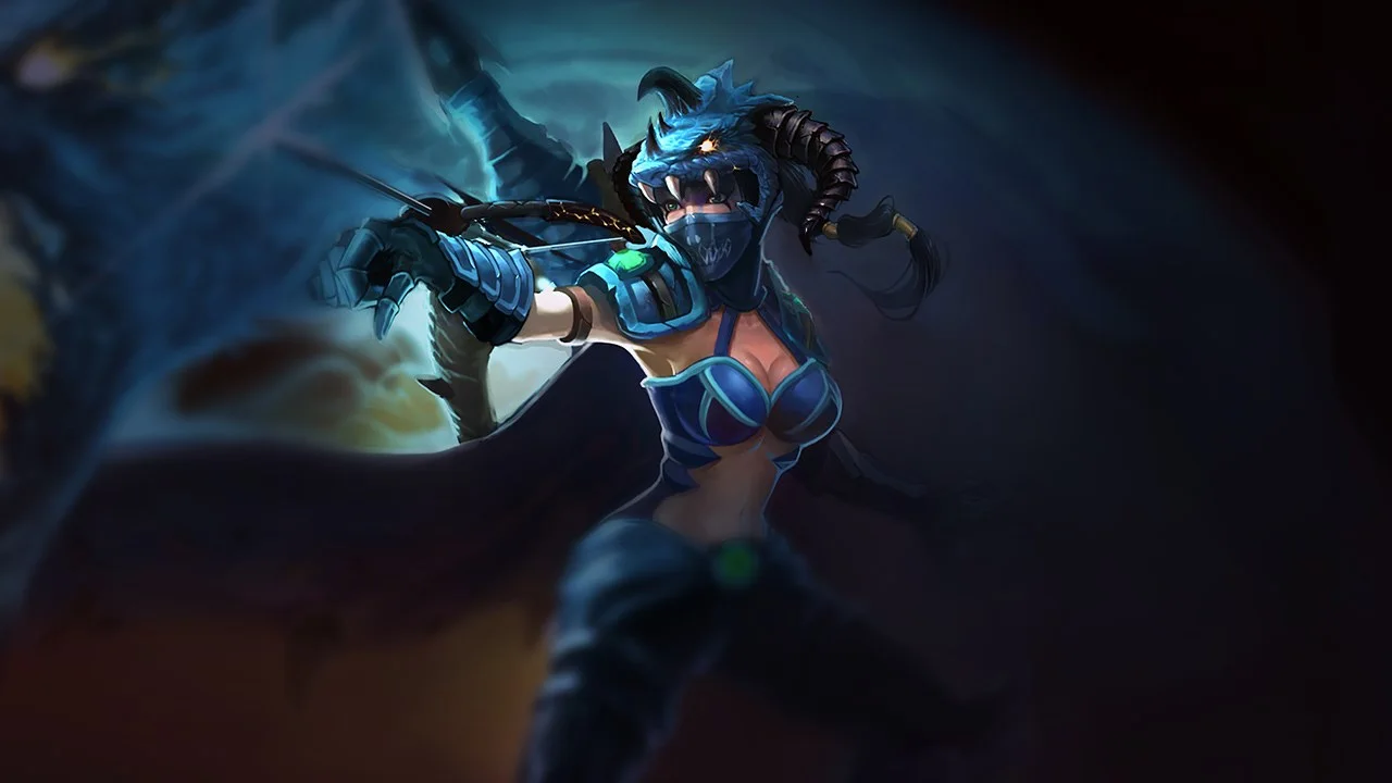 Dragonslayer Vayne splash art