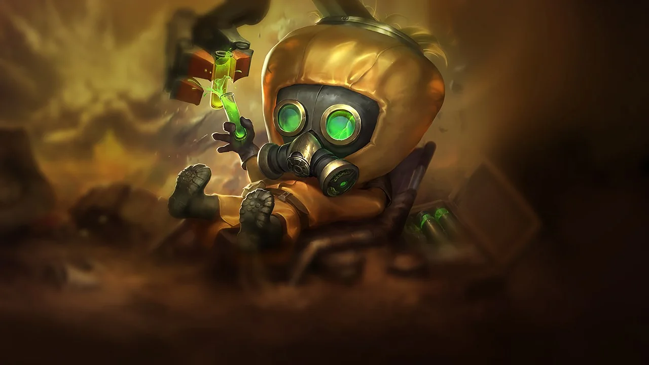 Hazmat Heimerdinger splash art