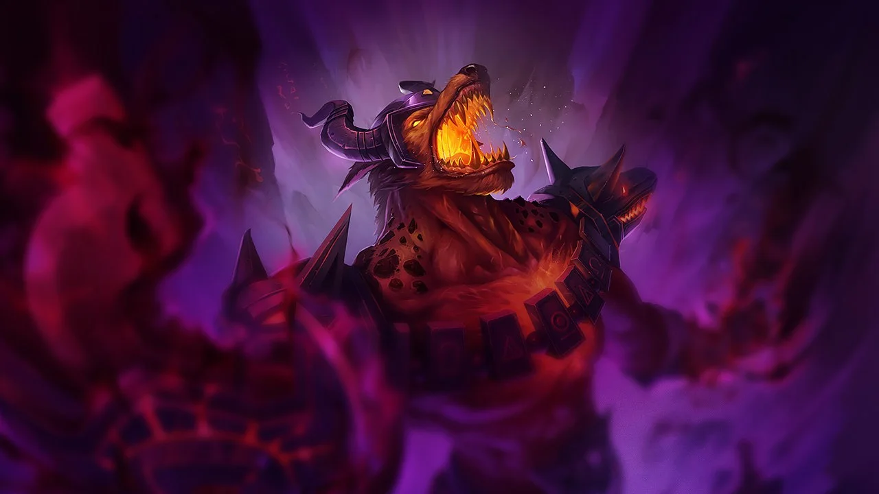 Infernal Nasus splash art