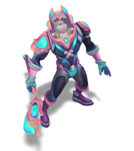 Space Groove Nasus Rose Quartz chroma