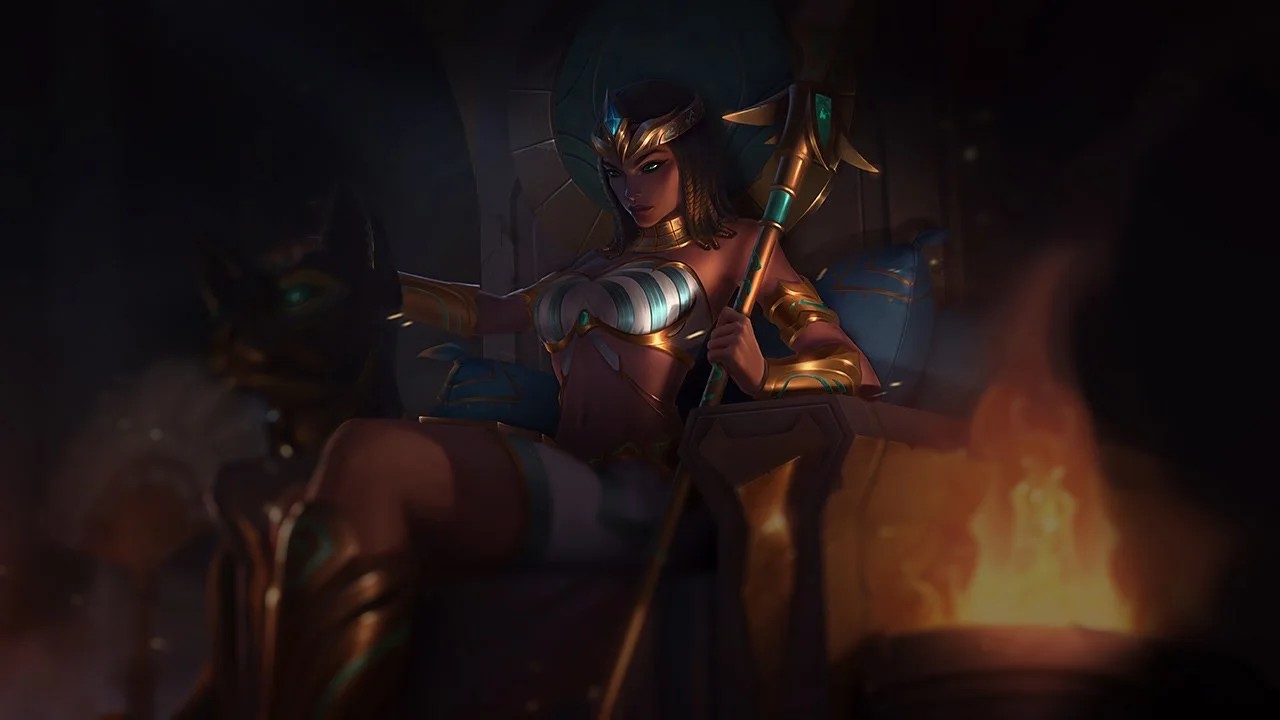 Pharaoh Nidalee splash art