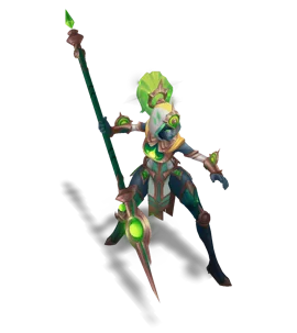Cosmic Huntress Nidalee Emerald chroma
