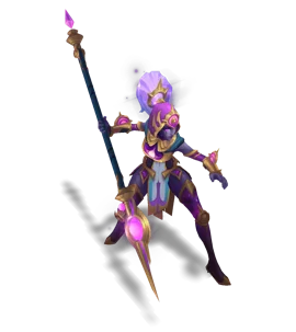 Cosmic Huntress Nidalee Tanzanite chroma