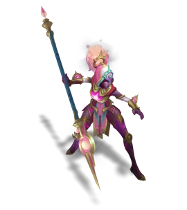 Cosmic Huntress Nidalee Rose Quartz chroma