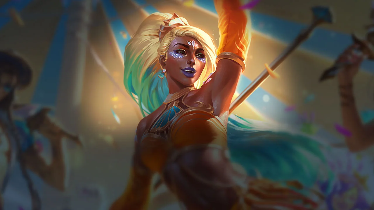 Ocean Song Nidalee splash art