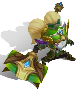 Battle Regalia Poppy Emerald chroma