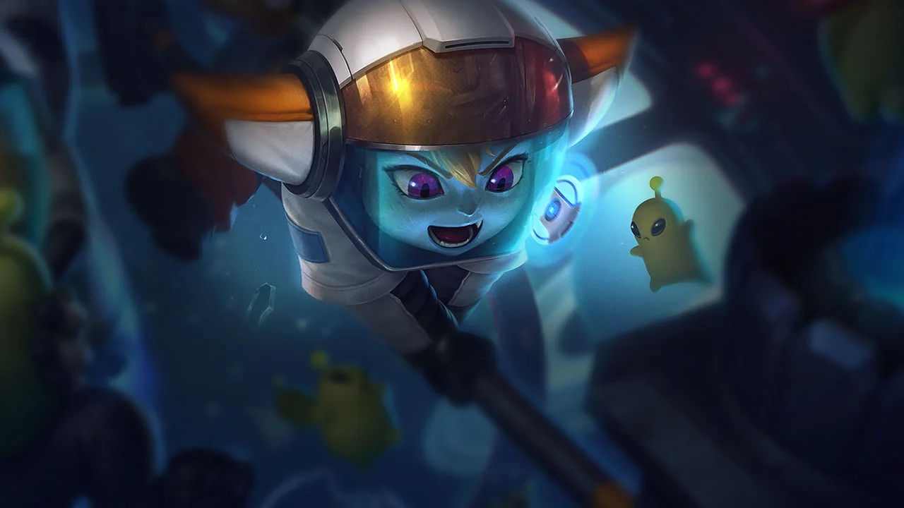 Astronaut Poppy splash art