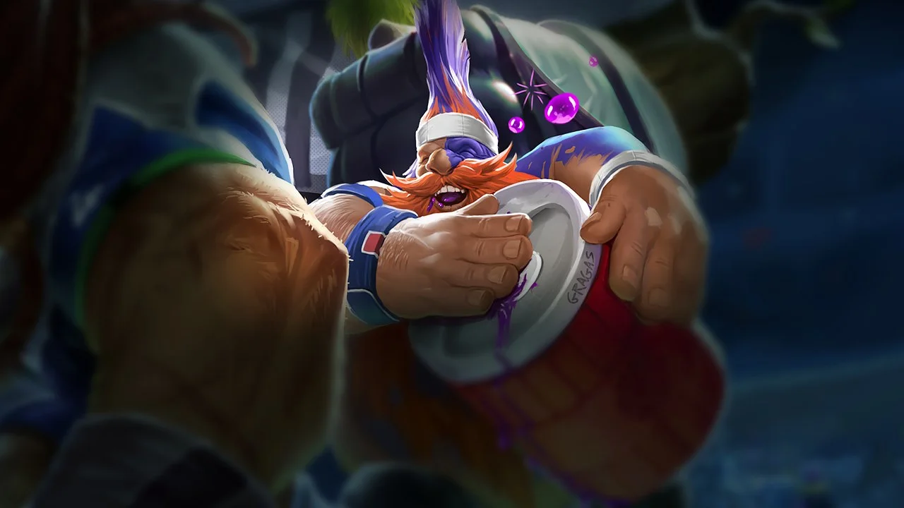 Superfan Gragas splash art