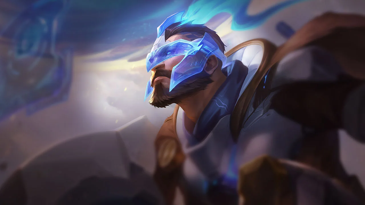 Pulsefire Pantheon splash art