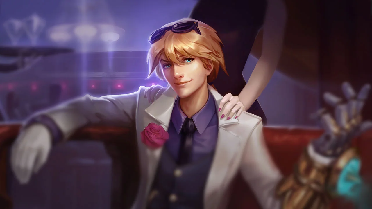 Debonair Ezreal splash art
