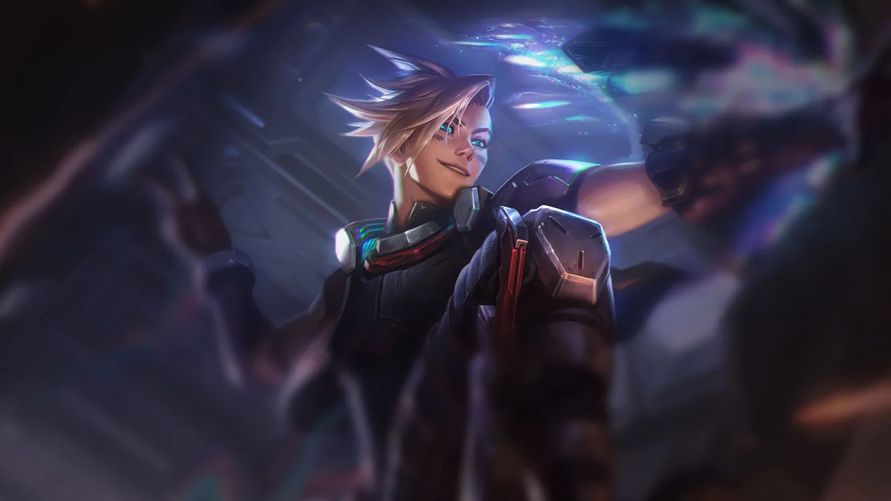 PsyOps Ezreal splash art