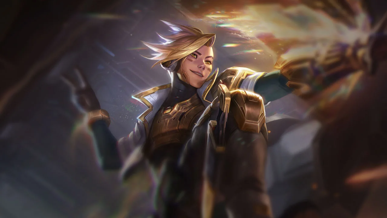 Prestige PsyOps Ezreal splash art