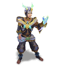 Heavenscale Ezreal Obsidian chroma