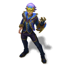 Masque of the Black Rose Ezreal Sapphire chroma