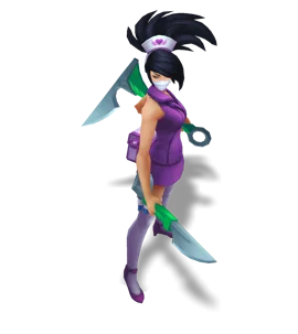 Nurse Akali Amethyst chroma