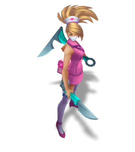 Nurse Akali Rose Quartz chroma