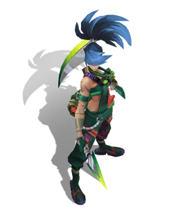 True Damage Akali Emerald chroma