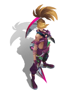 True Damage Akali Rose Quartz chroma